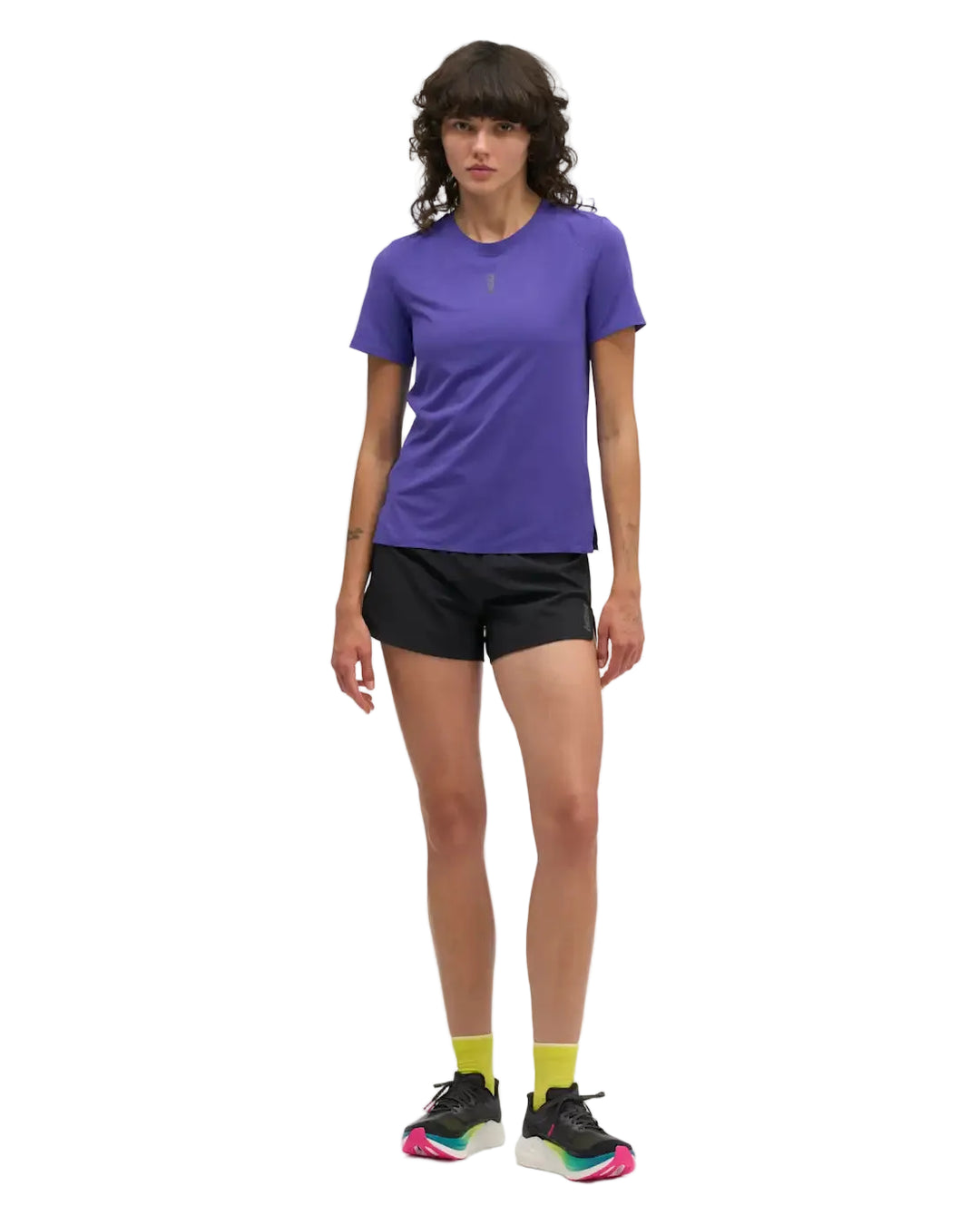 Hoka Womens Everyrun Short Sleeve - Cosmic Purple - AW26