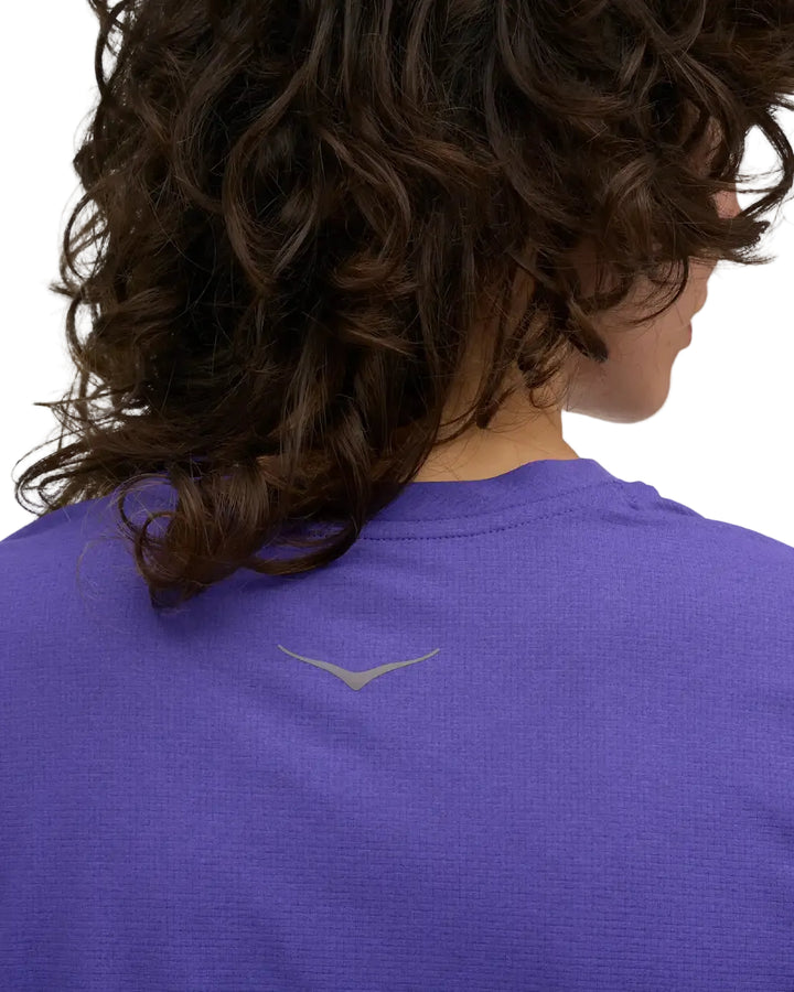 Hoka Womens Everyrun Short Sleeve - Cosmic Purple - AW26