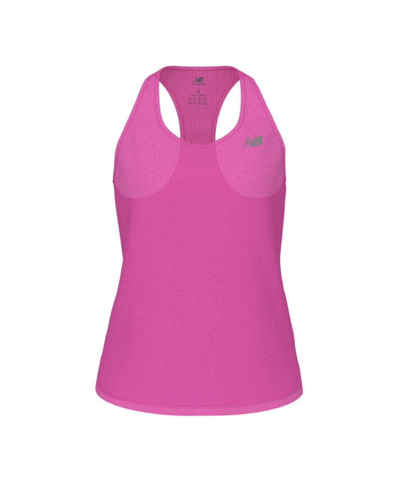 New Balance Womens Athletics Tank - Pink Heat - SS26