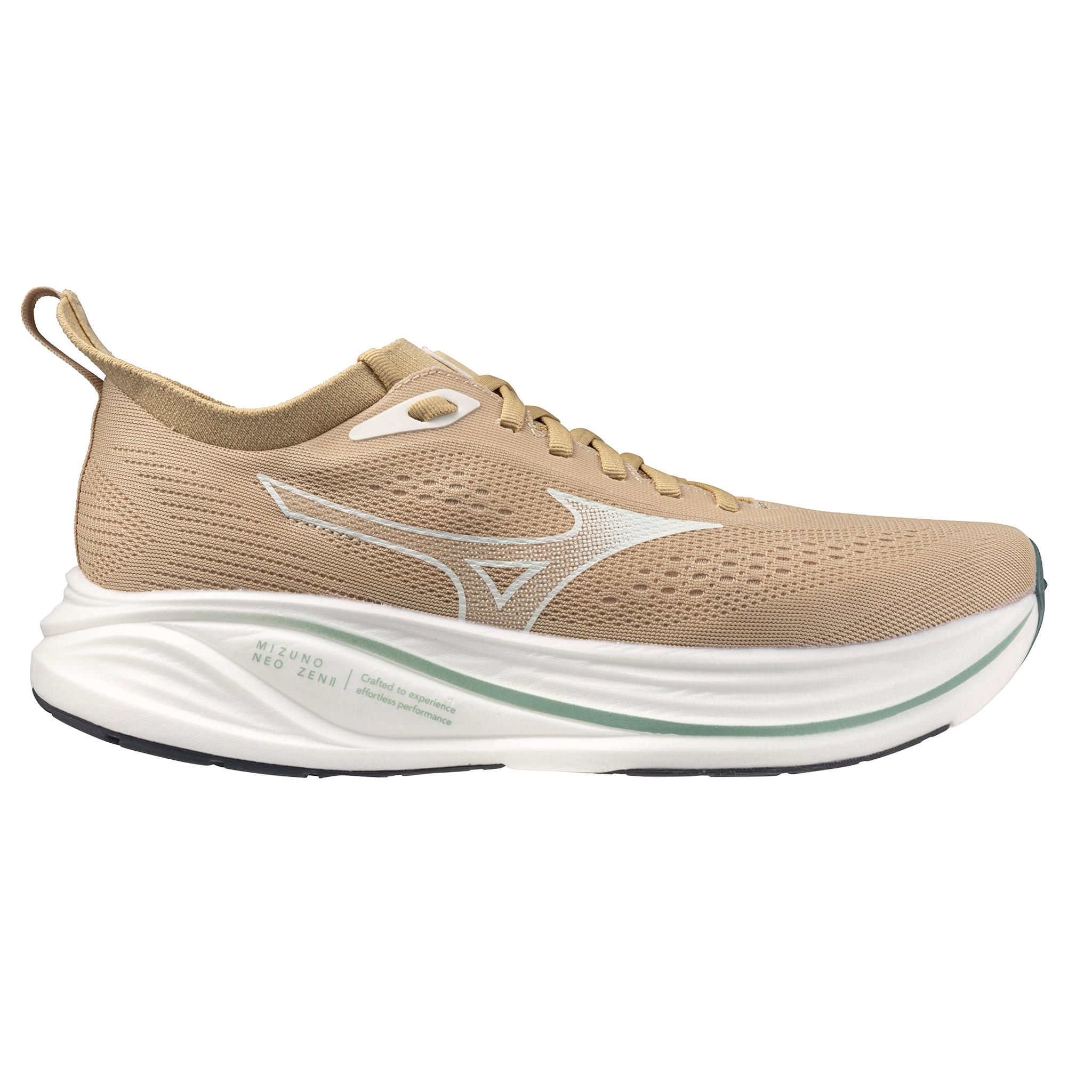 Mizuno Hommes Neo Zen 2 - Kaki Pâle/Blanc Neige/Vert Granite - Neutre - SS26