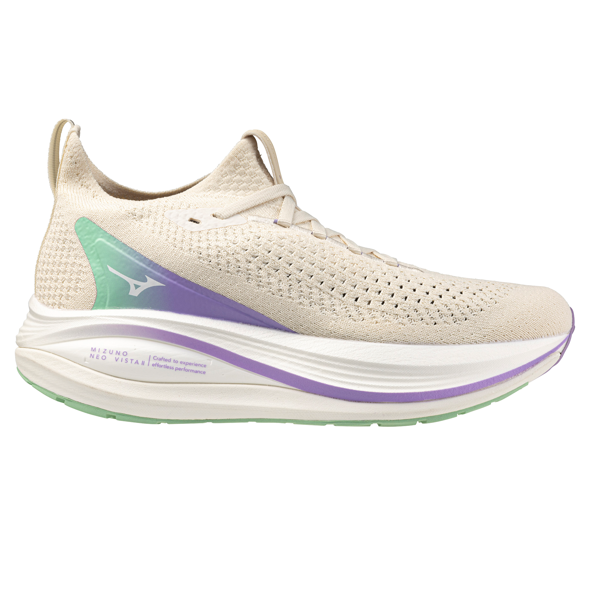 Mizuno Womens Neo Vista 2 - Pristine/White/Healing Opal - Neutral - SS26