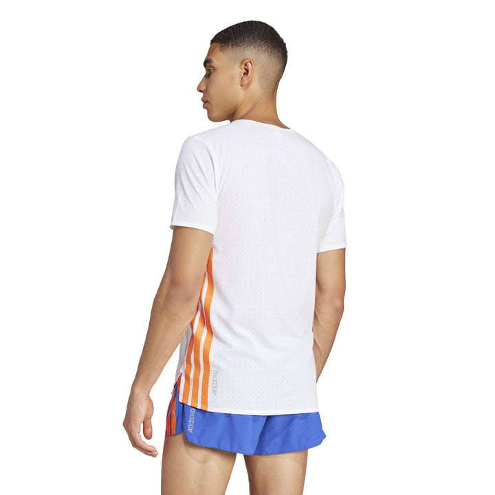 Adidas Mens Adizero Tee - White