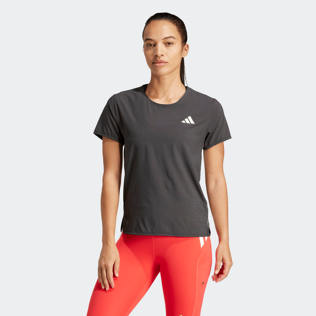 Adidas Womens Adizero T-Shirt - Black - AW26