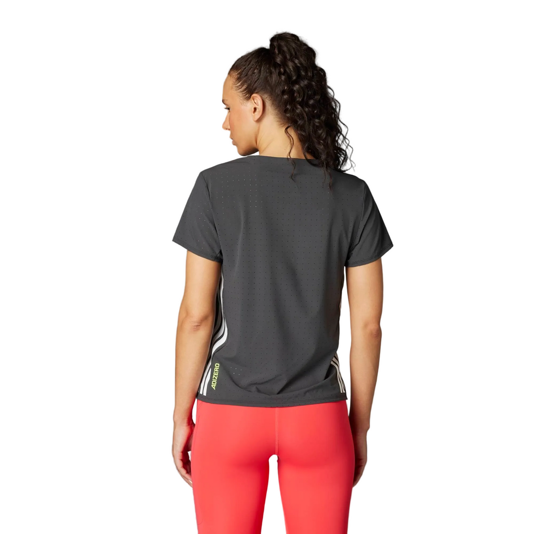 Adidas Womens Adizero T-Shirt - Black - AW26