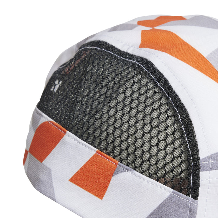 Adidas Terrex 5 Panel Graphic Cap - White/Semi Impact Orange/Black