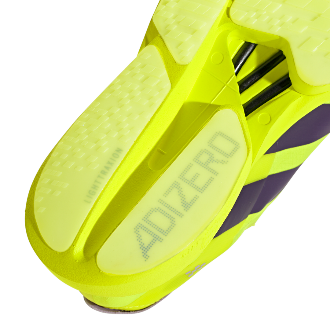 Adidas Mens Adizero Adios Pro 4 - Solar Yellow/Aurora Plum/Powder Plum - Neutral - SS26