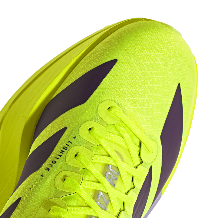 Adidas Mens Adizero Adios Pro 4 - Solar Yellow/Aurora Plum/Powder Plum - Neutral - SS26