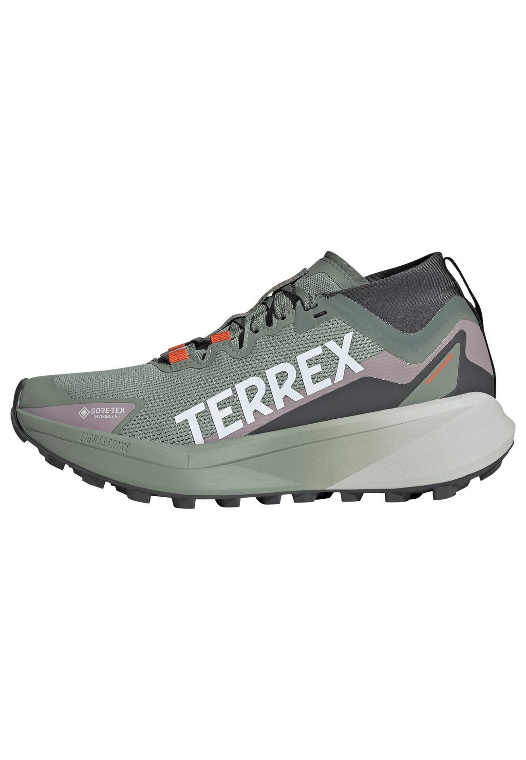 Adidas Womens Terrex Agravic GTX - Silver Green/Cloud White/Preloved Fig - Trail - SS25