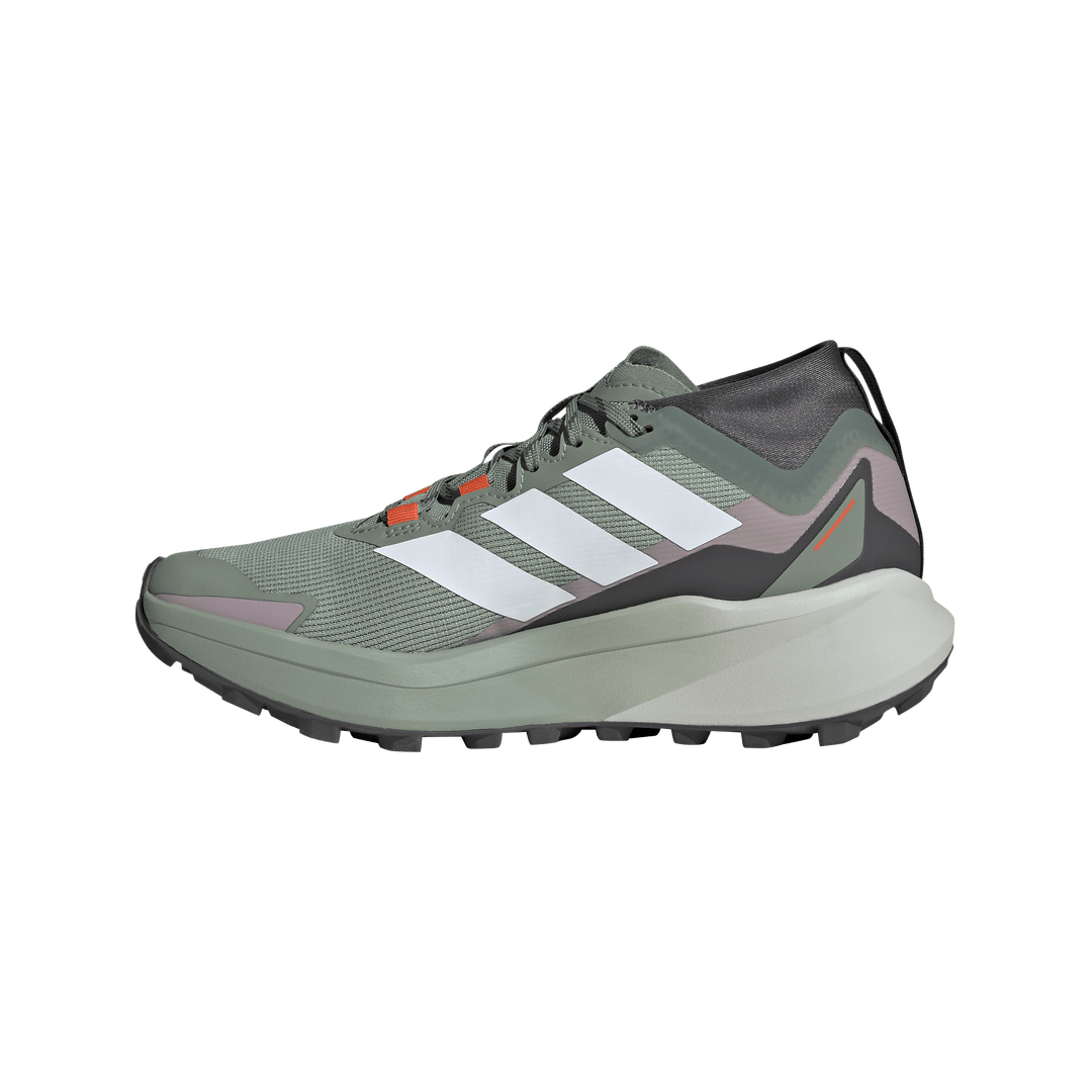 Adidas Womens Terrex Agravic GTX - Silver Green/Cloud White/Preloved Fig - Trail - SS25