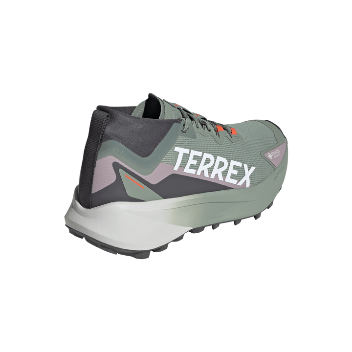 Adidas Womens Terrex Agravic GTX - Silver Green/Cloud White/Preloved Fig - Trail - SS25
