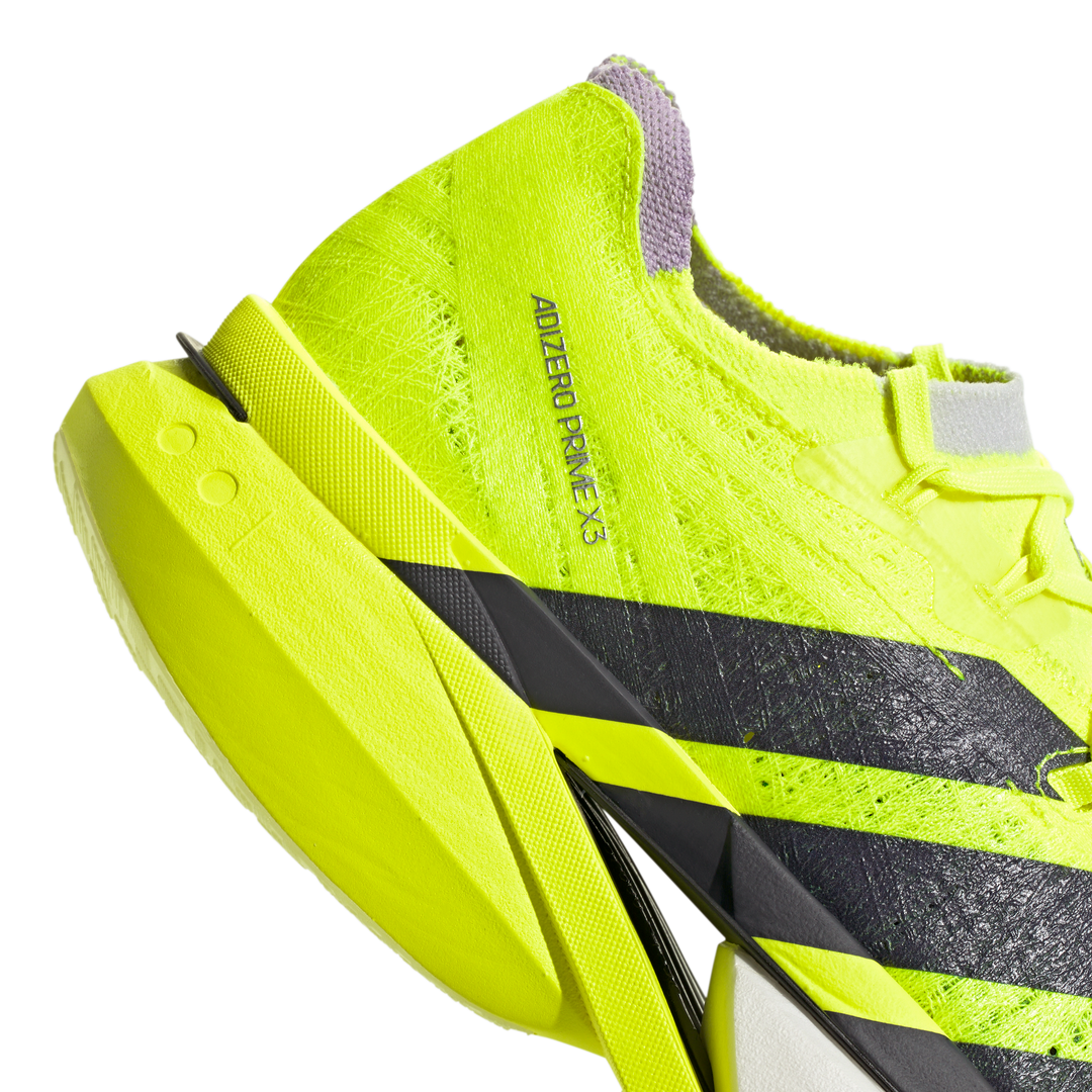 Adidas Mens Adizero Prime X3 Strung - Solar Yellow/Solar Yellow/Solar Yellow - Neutral - SS26