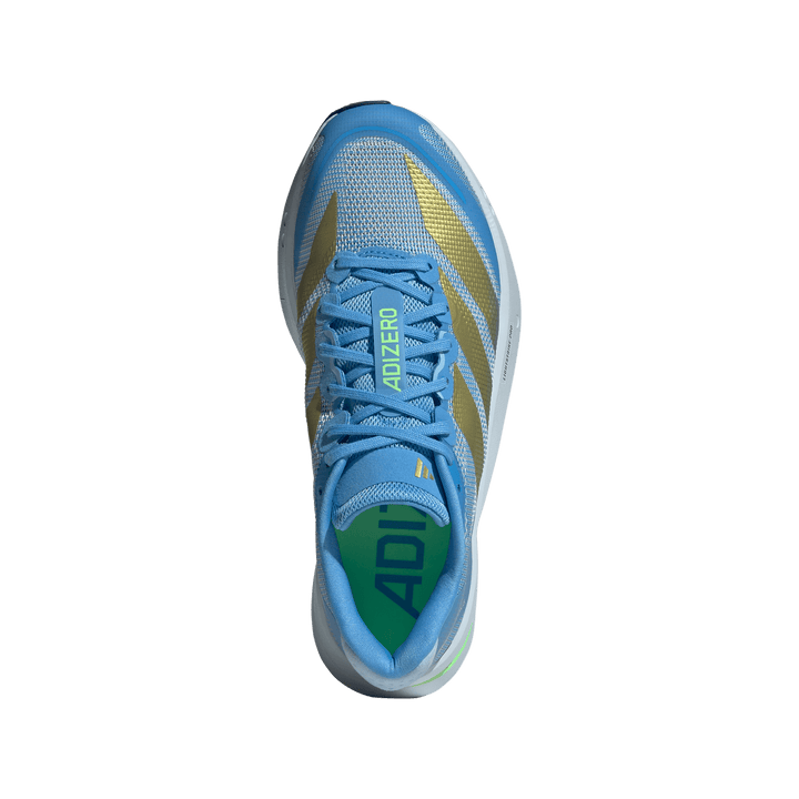 Adidas Womens Adizero Boston 13 - Blue Burst/Gold Metallic/Glow Blue - Neutral - SS26