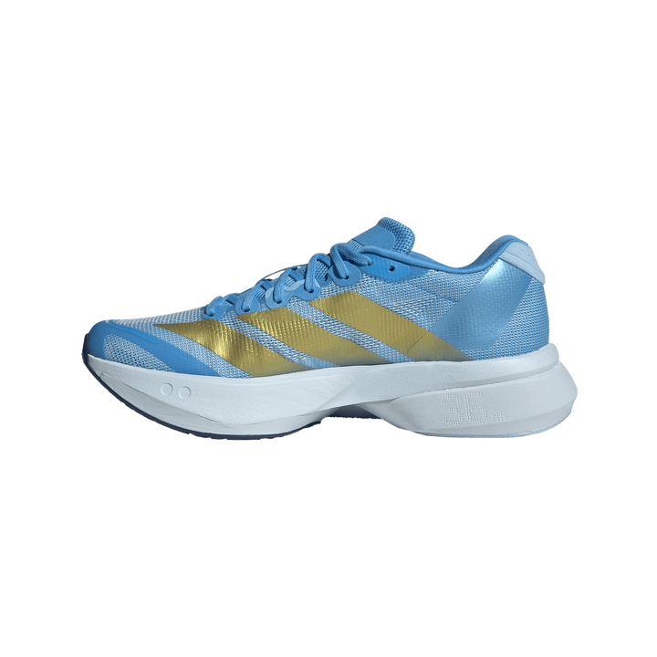 Adidas Womens Adizero Boston 13 - Blue Burst/Gold Metallic/Glow Blue - Neutral - SS26