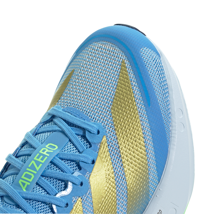 Adidas Womens Adizero Boston 13 - Blue Burst/Gold Metallic/Glow Blue - Neutral - SS26