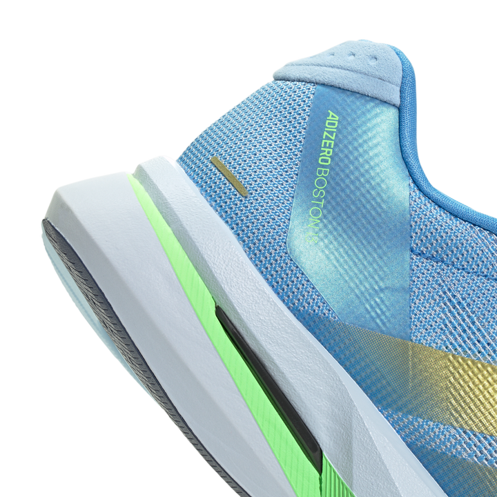 Adidas Womens Adizero Boston 13 - Blue Burst/Gold Metallic/Glow Blue - Neutral - SS26