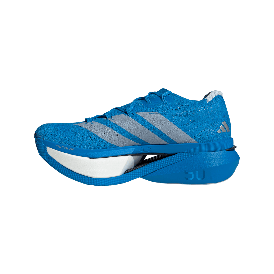 Adidas Mens Adizero Prime X3 Strung - Solar Blue/Silver Metallic/Lucid Red - Neutral - SS26