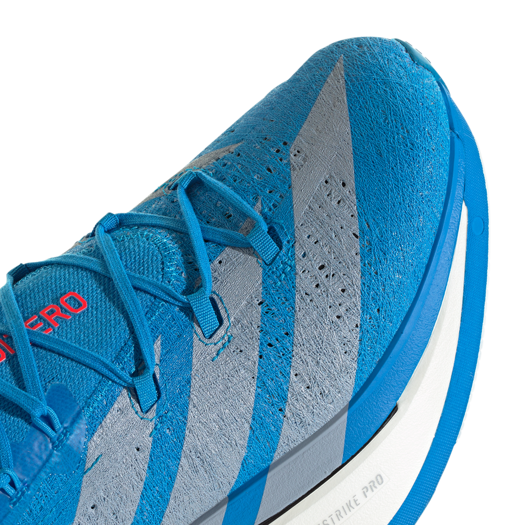 Adidas Mens Adizero Prime X3 Strung - Solar Blue/Silver Metallic/Lucid Red - Neutral - SS26