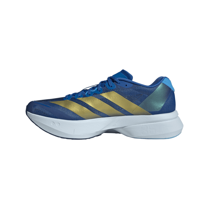 Adidas Mens Adizero Boston 13 - Blue/Gold Metallic/Blue Burst - Neutral - SS26