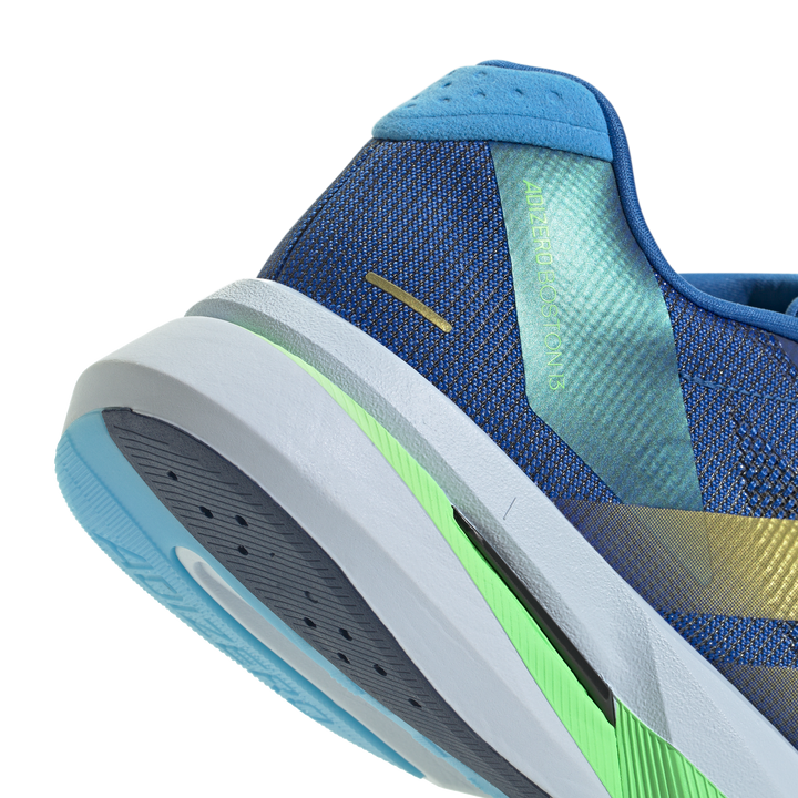 Adidas Mens Adizero Boston 13 - Blue/Gold Metallic/Blue Burst - Neutral - SS26