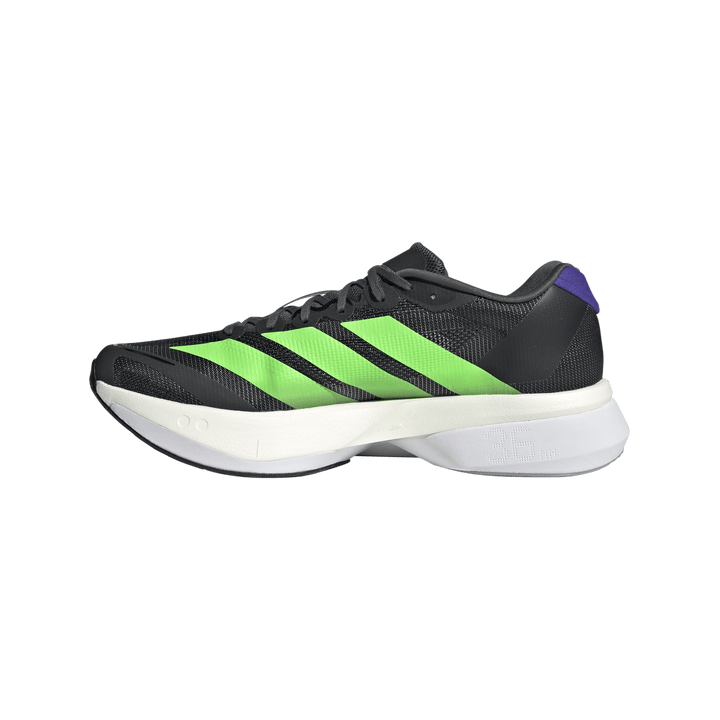 Adidas Mens Adizero Boston 13 - Core Black/Lime Burst/Energy Ink - Neutral - SS26