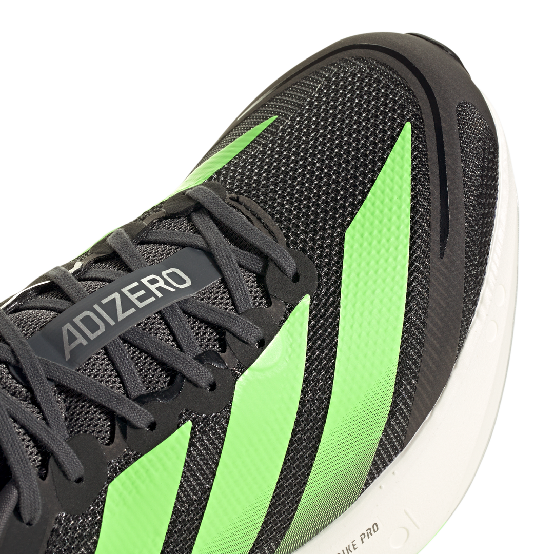 Adidas Mens Adizero Boston 13 - Core Black/Lime Burst/Energy Ink - Neutral - SS26