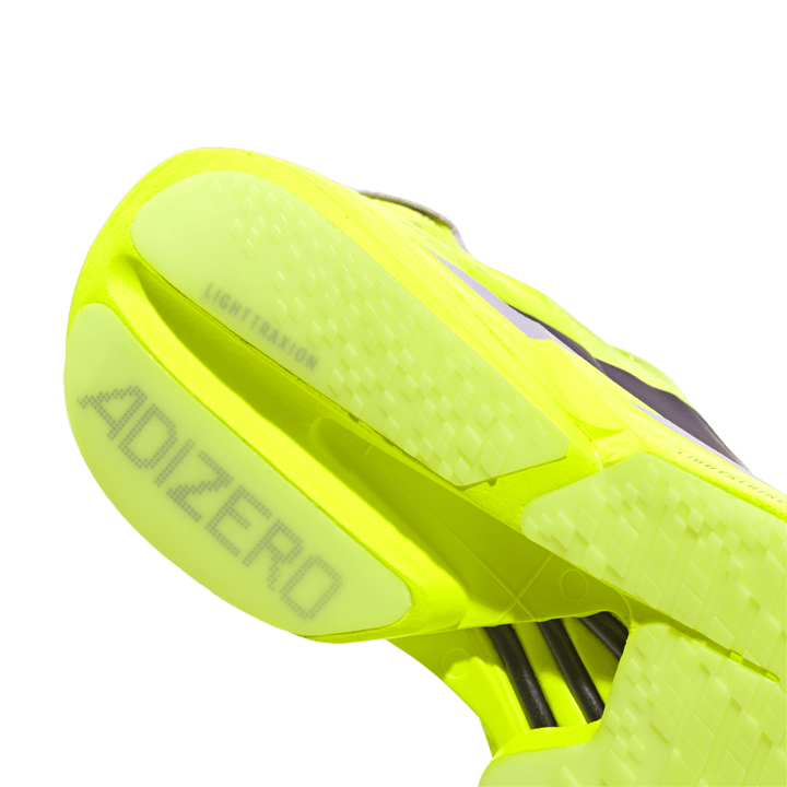 Adidas Womens Adizero Adios Pro 4 - Solar Yellow/Aurora Plum/Powder Plum - Neutral - SS26