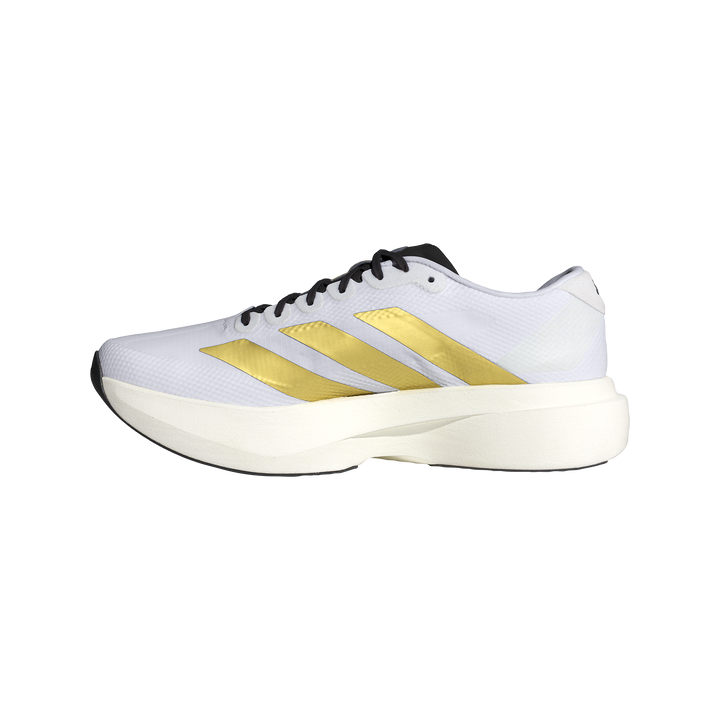 Adidas Mens Adizero Evo SL Woven - Footwear White/Matte Gold/Core Black - Neutral - SS26