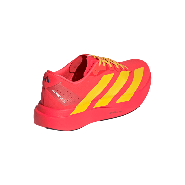 Adidas Mens Adizero Evo SL Woven - Lucid Red/Bold Gold/Semi Lucid Blue - Neutral - SS26