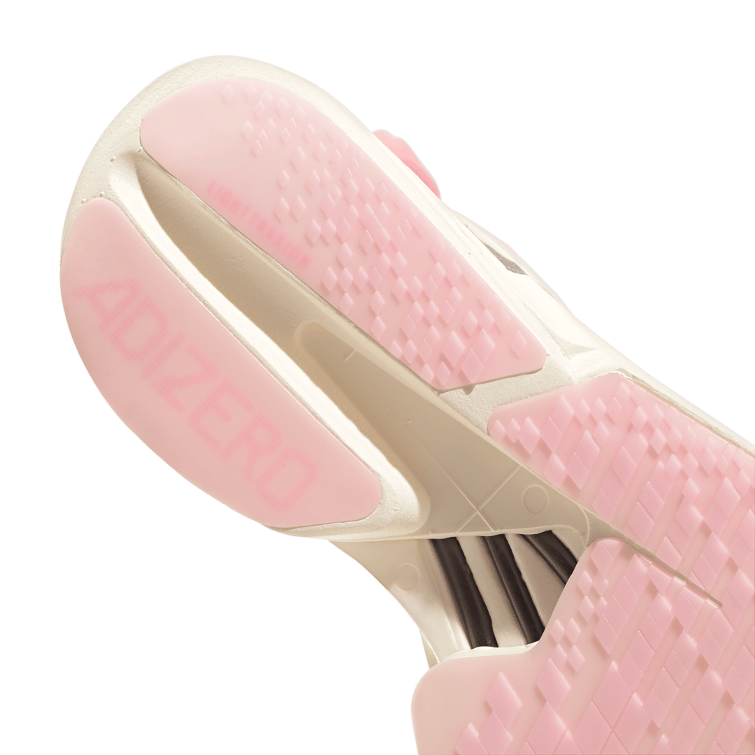 Adidas Womens Adizero Adios Pro 4 - Core White/Silver Metallic/Clear Pink - Neutral - SS26