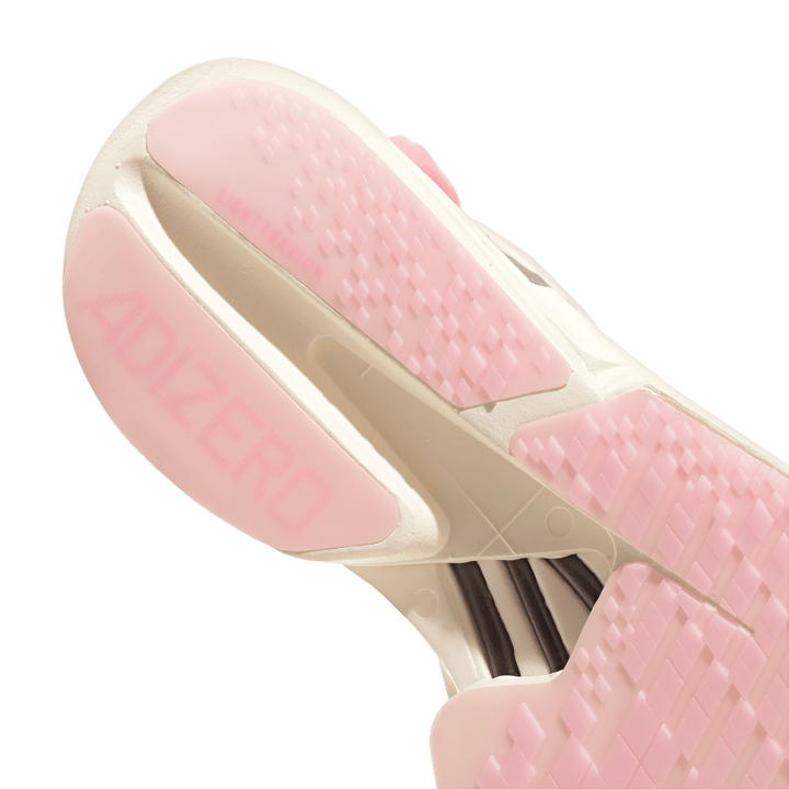 Adidas Womens Adizero Adios Pro 4 - Core White/Silver Metallic/Clear Pink - Neutral - SS26