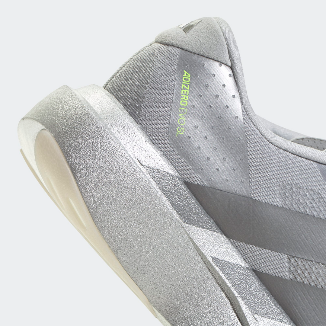 Adidas Mens Adizero Evo SL - Silver Metallic/Iron Metallic/Halo Silver - Neutral - AW25