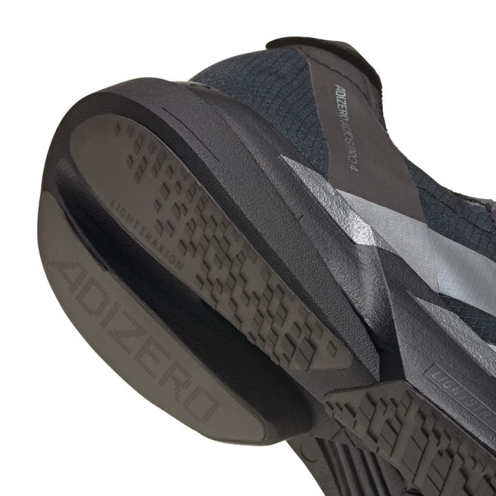 Adidas Mens Adizero Adios Pro 4 - Core Black/Iron Metallic/Carbon - Neutral - SS26