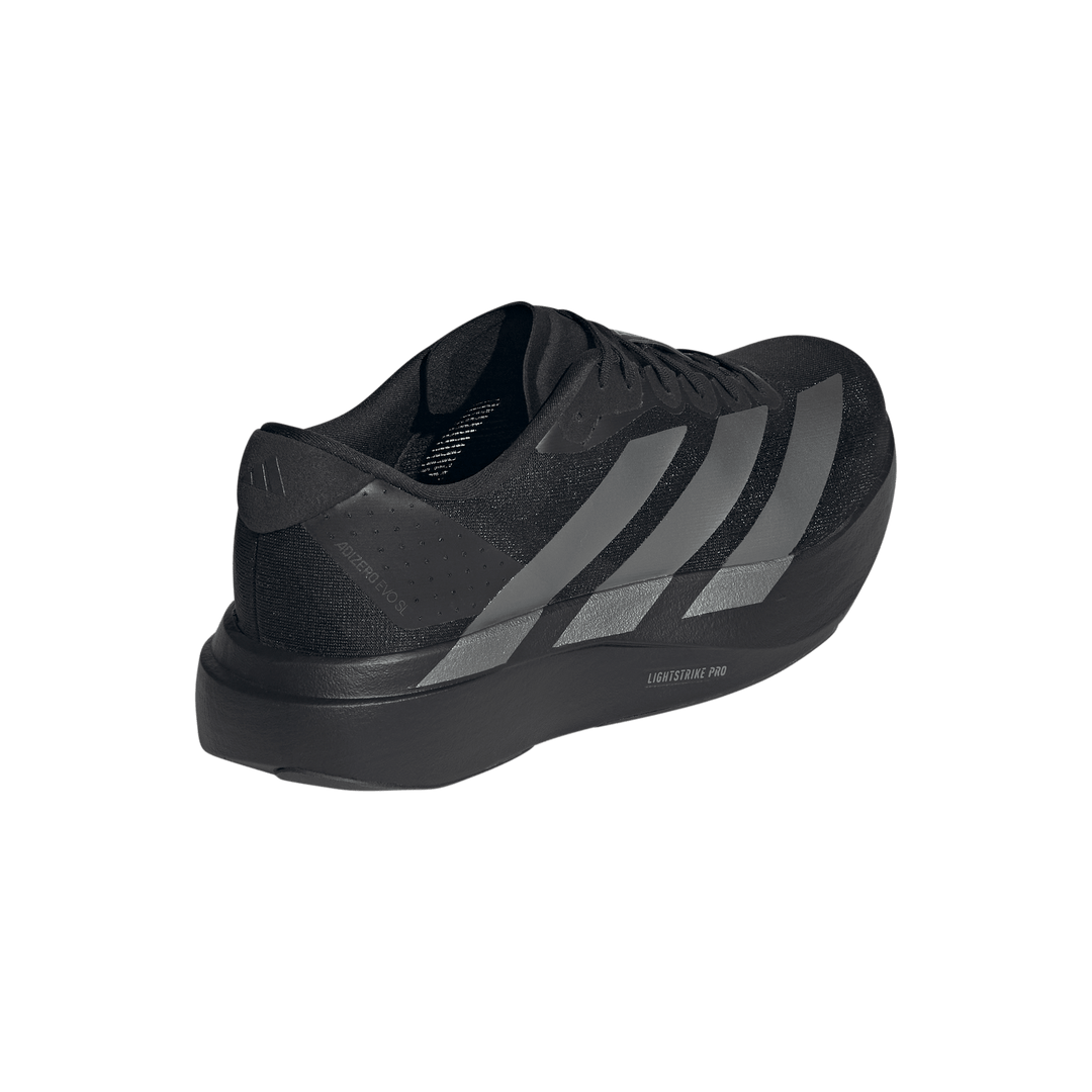 Adidas Mens Adizero Evo SL - Core Black/Iron Metallic/Grey Four - Neutral - AW25