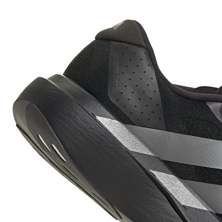 Adidas Mens Adizero Evo SL - Core Black/Iron Metallic/Grey Four - Neutral - AW25