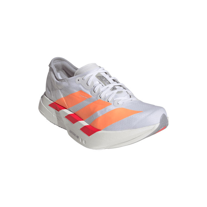 Adidas Womens Adizero Adios Pro 4 - Footwear White/Beam Orange/Lucid Red - Neutral - SS26