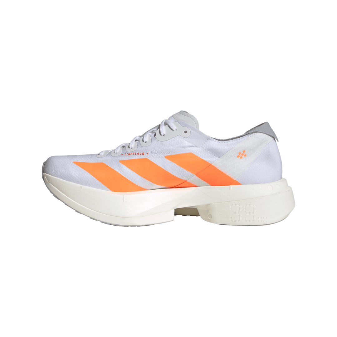 Adidas Mens Adizero Adios Pro 4 - Footwear White/Lucid Orange/Lucid Red - Neutral - SS26