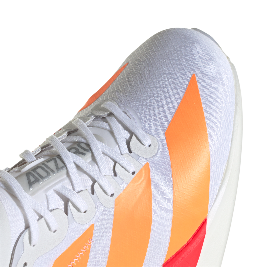 Adidas Mens Adizero Adios Pro 4 - Footwear White/Lucid Orange/Lucid Red - Neutral - SS26