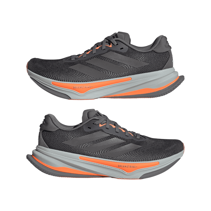 Adidas Mens Supernova Prima 2 - Grey Four/Iron Metallic/Lucid Orange - Neutral - SS26