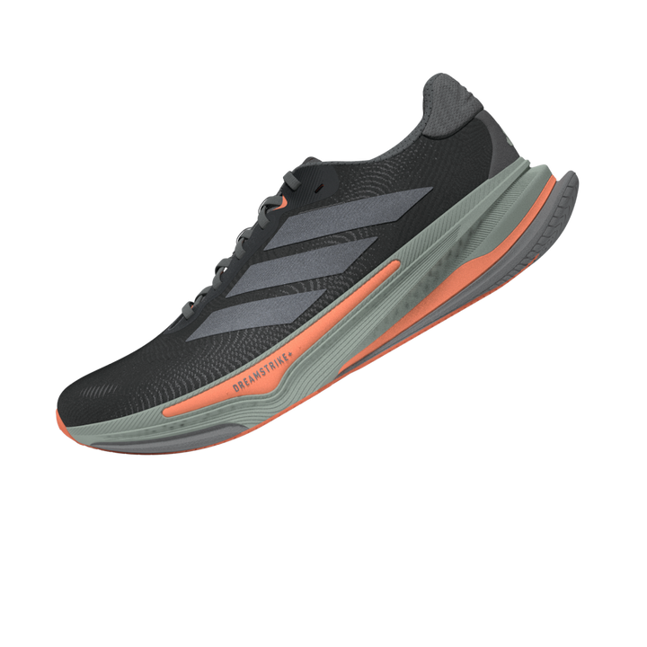 Adidas Mens Supernova Prima 2 - Grey Four/Iron Metallic/Lucid Orange - Neutral - SS26
