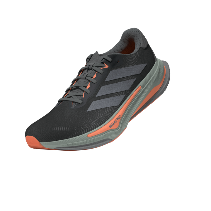 Adidas Mens Supernova Prima 2 - Grey Four/Iron Metallic/Lucid Orange - Neutral - SS26