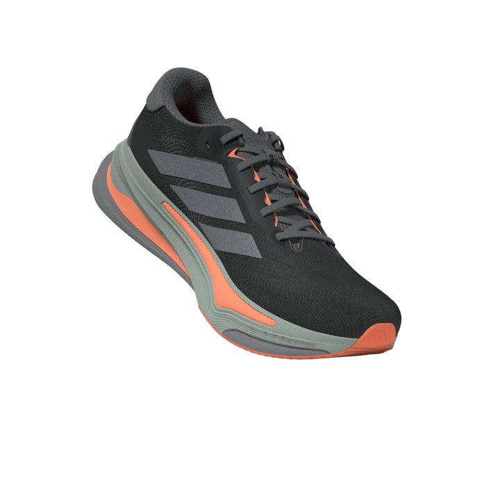 Adidas Mens Supernova Prima 2 - Grey Four/Iron Metallic/Lucid Orange - Neutral - SS26