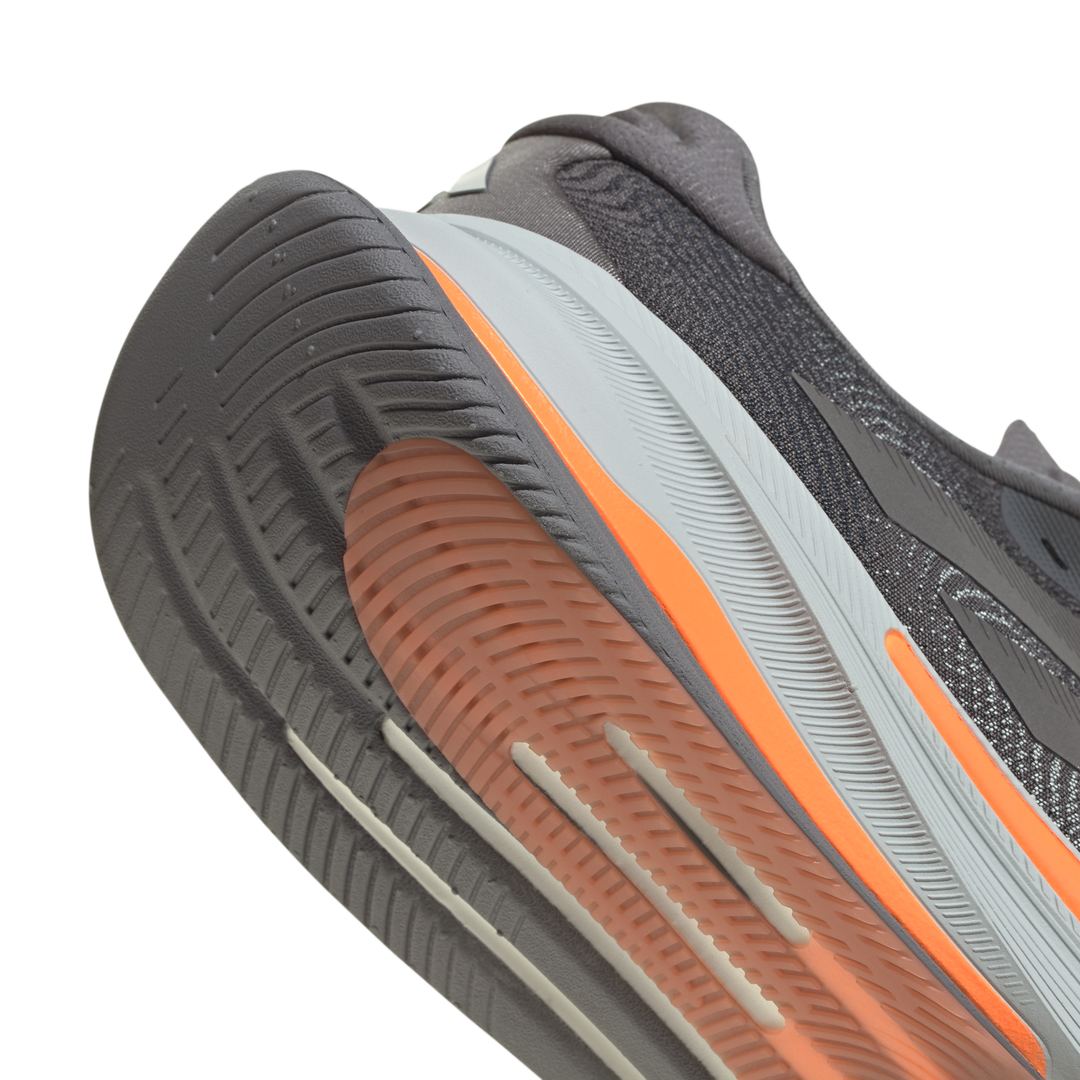 Adidas Mens Supernova Prima 2 - Grey Four/Iron Metallic/Lucid Orange - Neutral - SS26