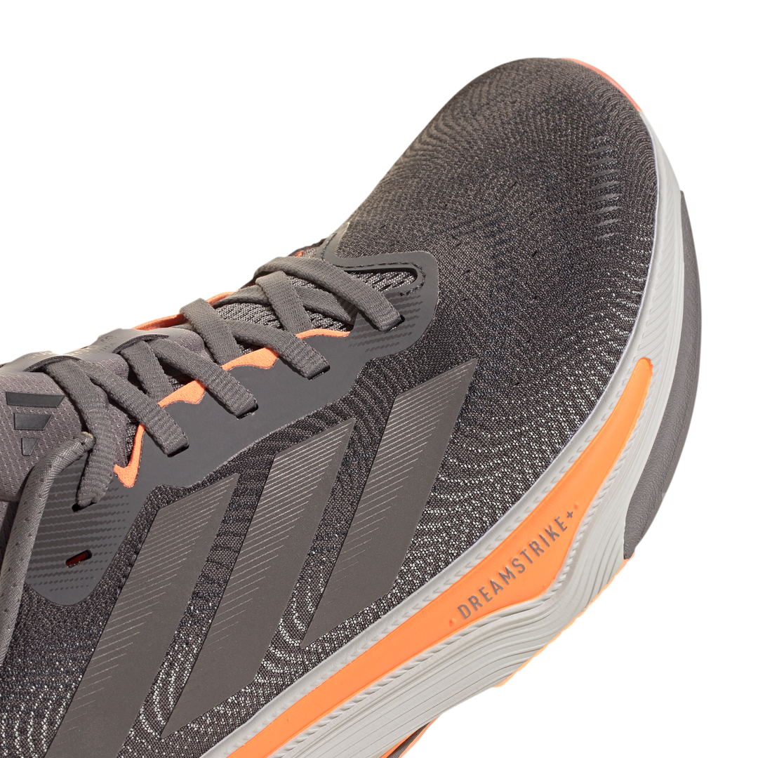 Adidas Mens Supernova Prima 2 - Grey Four/Iron Metallic/Lucid Orange - Neutral - SS26