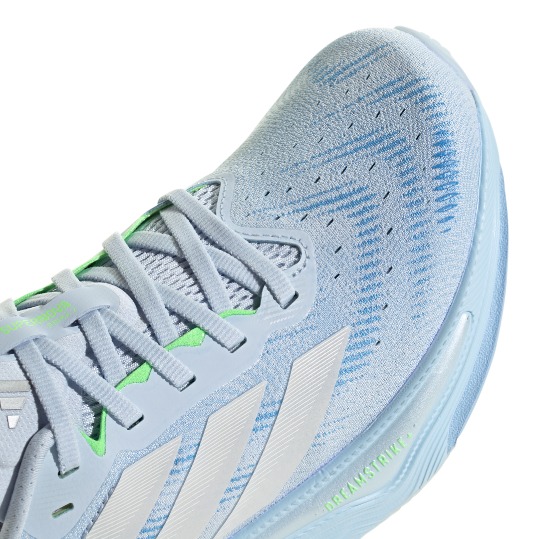 Adidas Womens Supernova Prima 2 - Crystal Sky/Crystal White/Lime Burst - Neutral - SS26