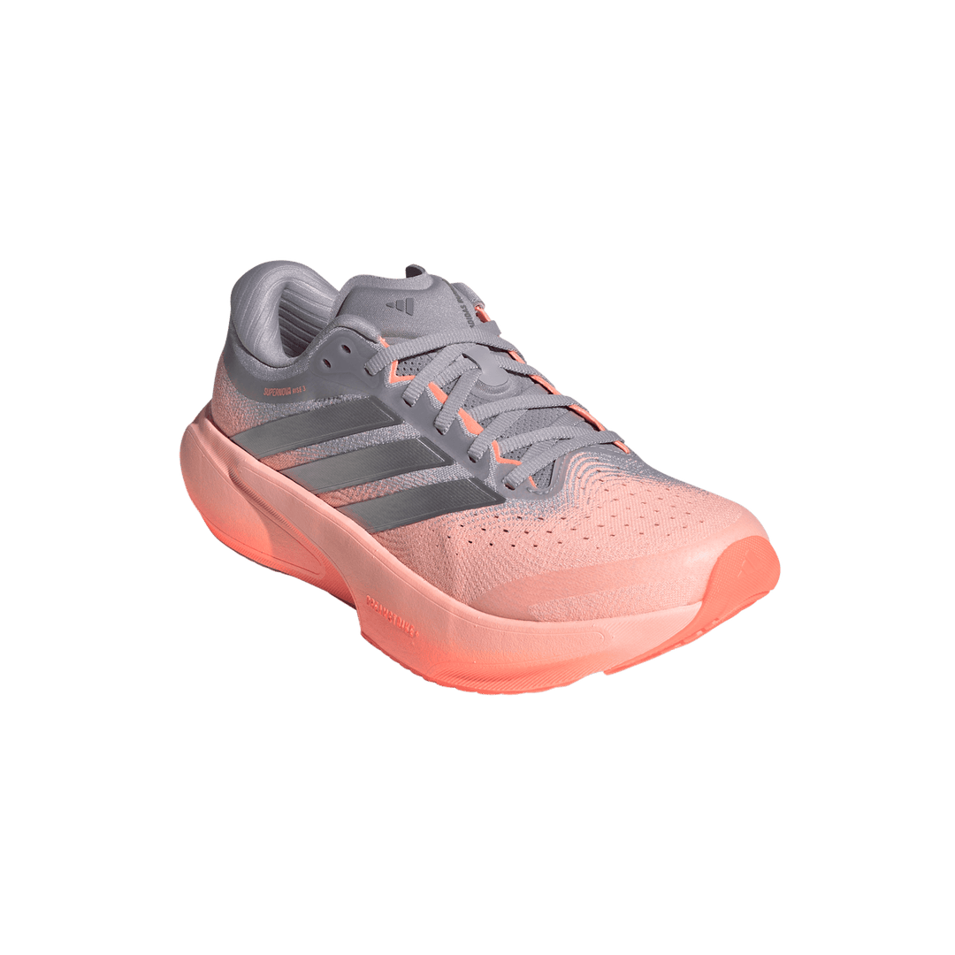 Adidas Womens Supernova Rise 3 - Clear Orange/Silver Metallic/Glory Grey - Neutral - SS26