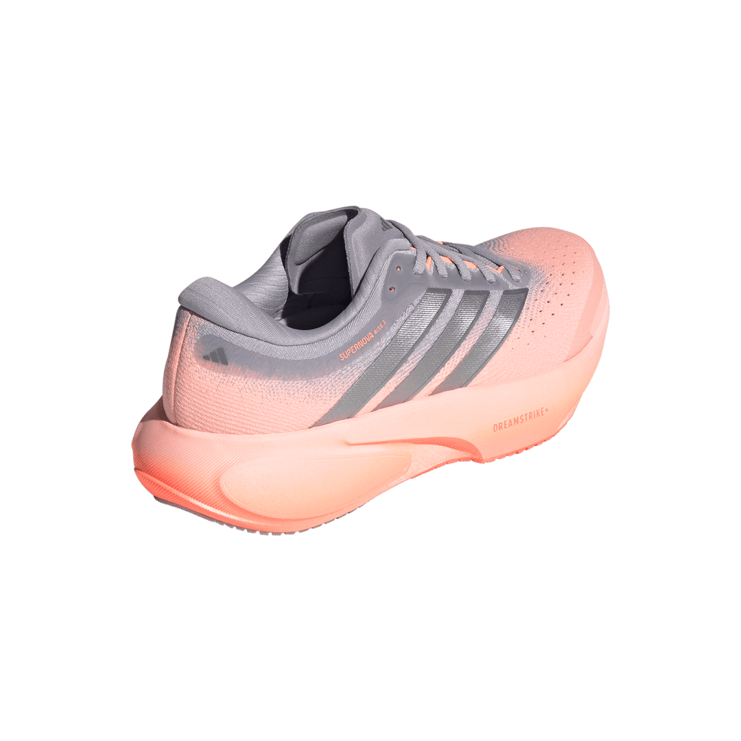 Adidas Womens Supernova Rise 3 - Clear Orange/Silver Metallic/Glory Grey - Neutral - SS26