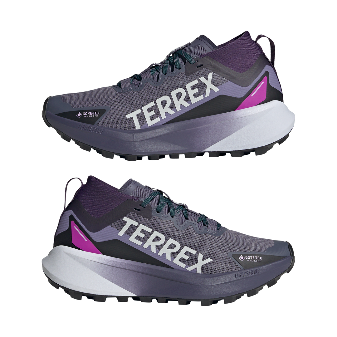 Adidas Womens Terrex Agravic GTX - Preloved Violet/Cloud White/Purple Burst - Trail - AW25