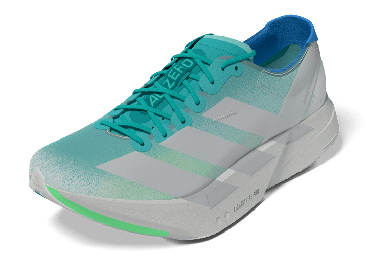 Adidas Womens Adizero Adios Pro 4 - Hi-Res Aqua/Matte Silver/Grey One - Neutral - SS26