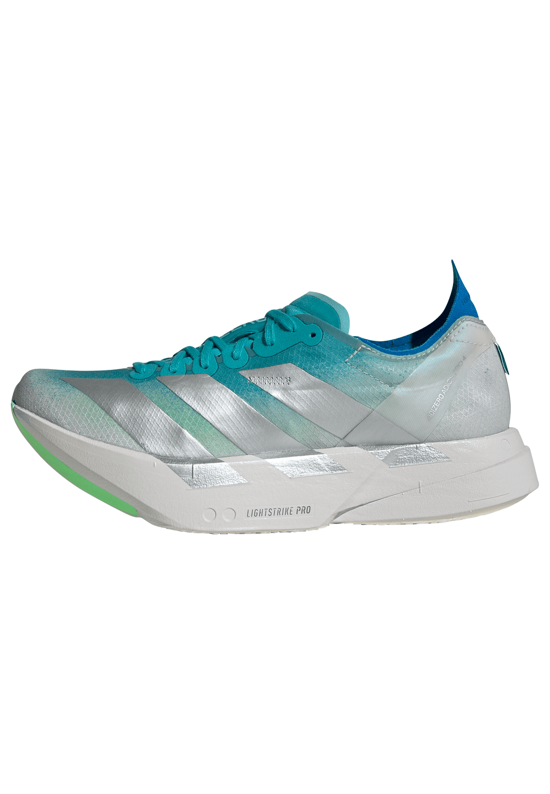 Adidas Womens Adizero Adios Pro 4 - Hi-Res Aqua/Matte Silver/Grey One - Neutral - SS26