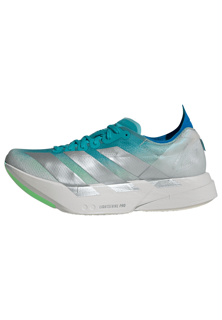 Adidas Womens Adizero Adios Pro 4 - Hi-Res Aqua/Matte Silver/Grey One - Neutral - SS26